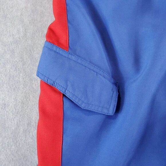 Vtg Kansas Jayhawks Swim Trunks Mens Small Blue NCAA Drawstring Boardshorts - Picture 2 of 9